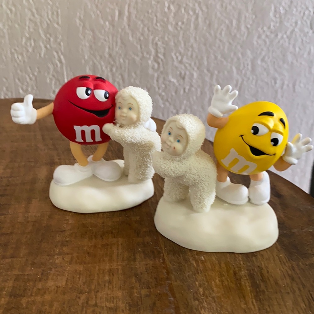 Snowbabies M&M Red & Yellow